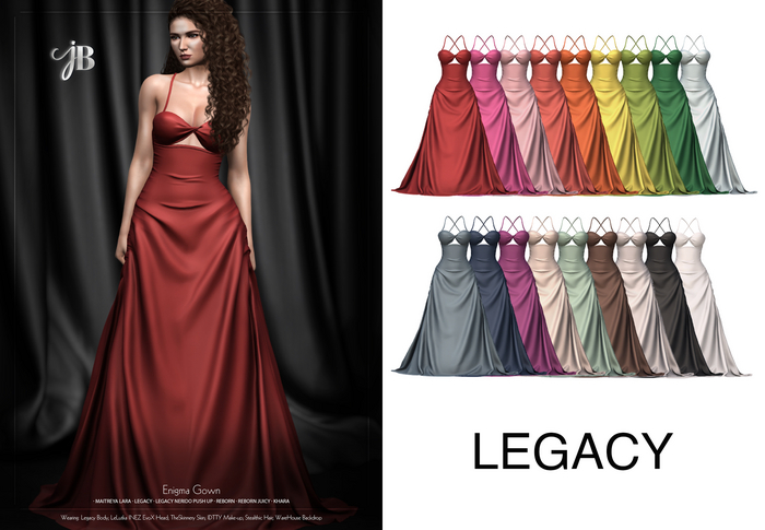 Second Life Marketplace - *Just BECAUSE* Enigma Gown - Legacy